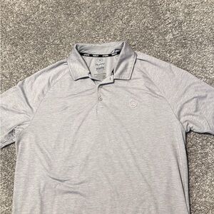 Hurley Men's Gray Polo Shirt Size Large item 0016